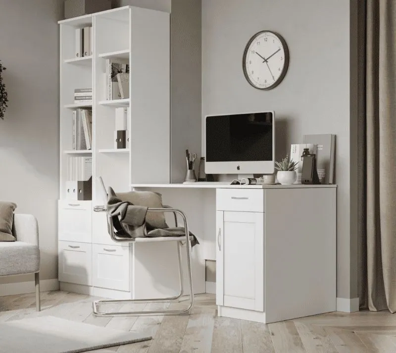 КАСТОР (KULLEN) стол письменный ИКЕА / IKEA 116х65 белый | изображение 4