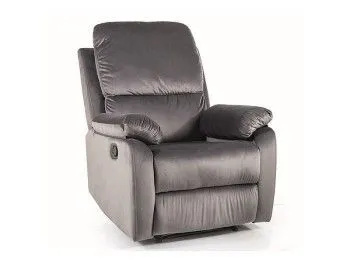 Кресло Signal SPENCER 1 VELVET раскладное (серый)