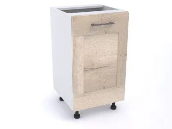 Стол С-45, Дублин (450*470*820) Дуб галифакс белый, 21603