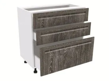 Стол с ящиками СЯ-80, Грей (800*470*820) Шале Серебро, 21417