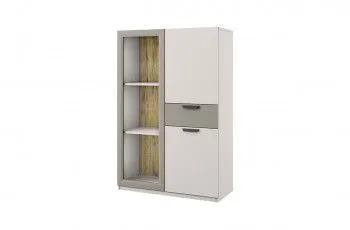 Шкаф с витриной Модерн 1V2D1S
