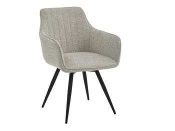 Стул кухонный Signal BALLO Brego 31 поворотный (светло-бежевый/черный)