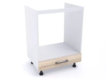 Стол под духовой шкаф СД-60, Дублин (600*470*820) Дуб галифакс белый, 21610