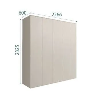 Шкаф 5-ти дверный Bogemia Air (Шелк) БМШ2/5(0)