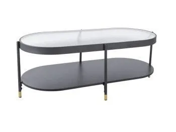 Стол журнальный Signal LAGUNA B (белый/черный)