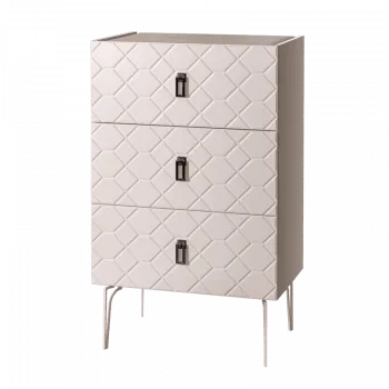 Комод Bogemia-Farfalle (Слоновая кость) (Novabuk/Черный) БМКМ-1 (Fa) - Выставка Балашиха