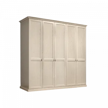 Шкаф 5-и дв. (без зеркал) для платья и белья Венеция дуб седан ВНШ2/5