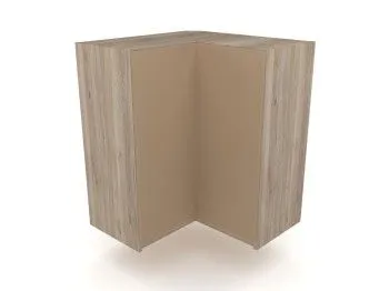 Шкаф угловой ШУГ-60, Оттава (600*600*720) Дуб Мария/Бежевый, 22235