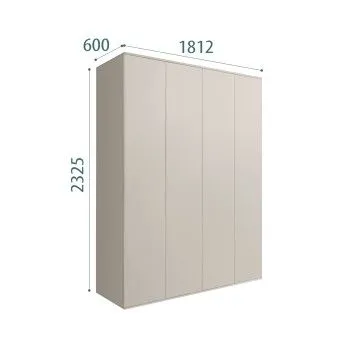 Шкаф 4-х дверный Bogemia Air (Шелк) БМШ2/4(0)