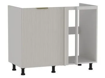 Стол под мойку угловой СМУ-110, Монза (1000*554*820) Экокожа Бежевый, 23114