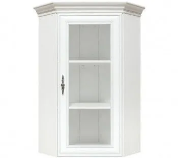 Шкаф верхний с витриной Кентаки NADN1W белый - Выставка Лобня