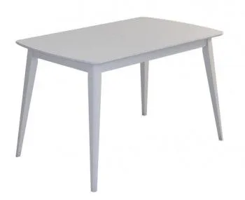 Стол Одиссей-1 (Белый/ноги Белый/шпон Бук)