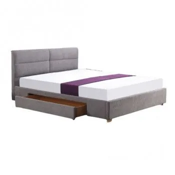 Кровать Halmar MERIDA 160 (светло-серый)