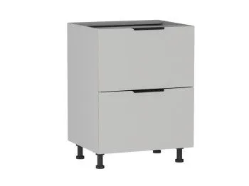 Стол с ящиками СЯ-2-60 , Ватель (600*523*820) Экокожа Белый, 23922