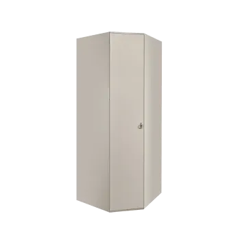 Шкаф угловой Римини (Слоновая кость/Серебро) РМШУ2/1