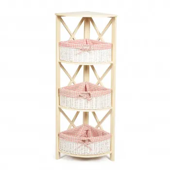 Угловая этажерка Secret de Maison ANGULAIRE 3 (mod. PE-04) butter white (слоновая кость)