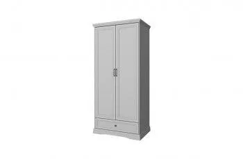 Шкаф Валенсия 2DG1S серый