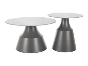 Комплект Signal ITAKA, 2 стола журнальных (белый/серый)