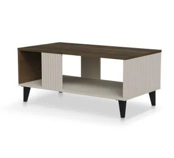 Стол журнальный Halmar RANDOM 2 LAW-1 (кашемир/орех/черный)