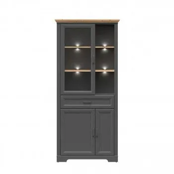 Шкаф с витриной Жасмин REG1W2D1S с подсветкой