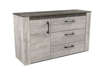 Комод, Денвер (1300*435*750) Риббек серый, 11703