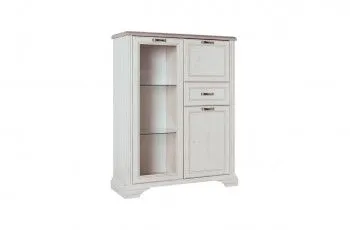 Шкаф с витриной Монако 1V2D1S