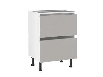 Стол с ящиками СЯ-(2)-60, Виста (600*523*870) Экокожа Бежевый, 26413