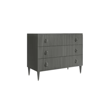 Комод Римини СОЛО (Серый/Серебро) РМКМ-1(s)