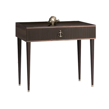 Стол туалетный узкий Римини СОЛО (Орех империя/Серебро) РМСТ-1(s)[9]