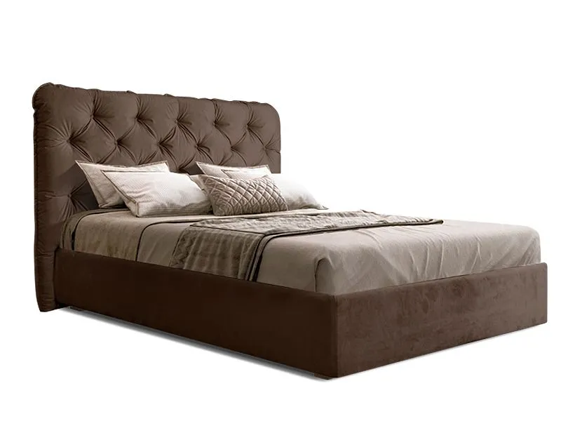 Кровать Bogemia 1,8 м, с подъемным механизмом (Бархат 03) Sweet dreams БМКР180-1[3]