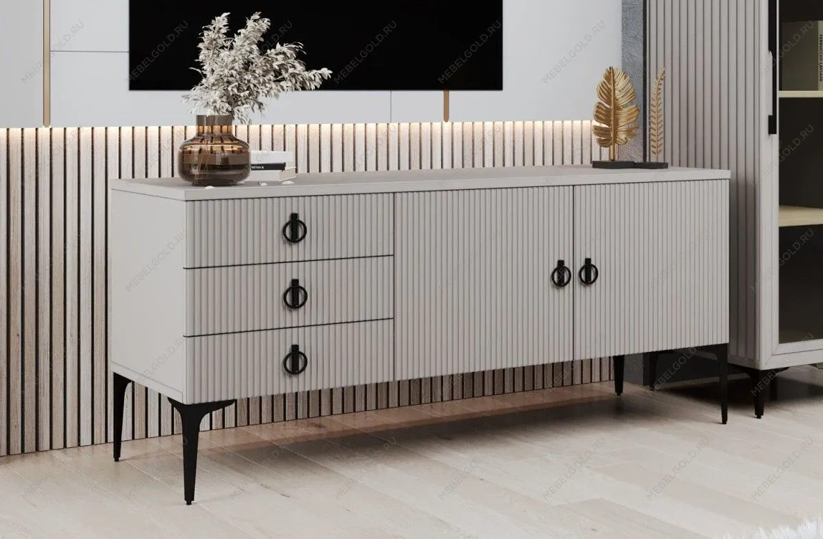 Тумба Стелла светло серый камень | изображение 2