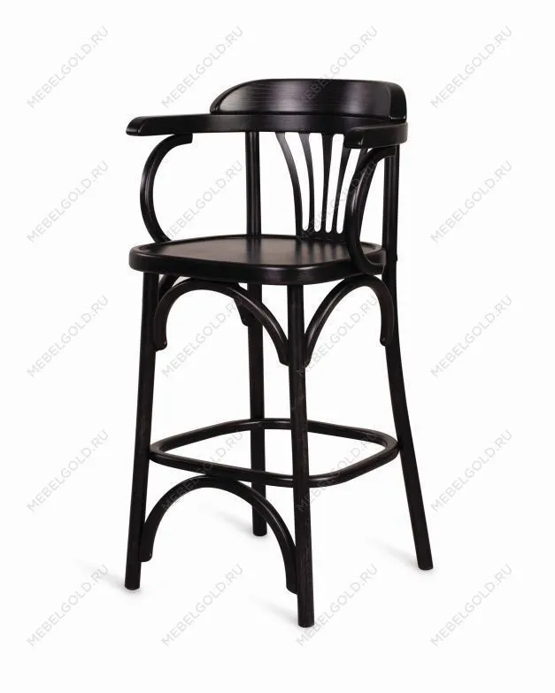 Стул барный 650 Венский твердый (венге) | изображение 2