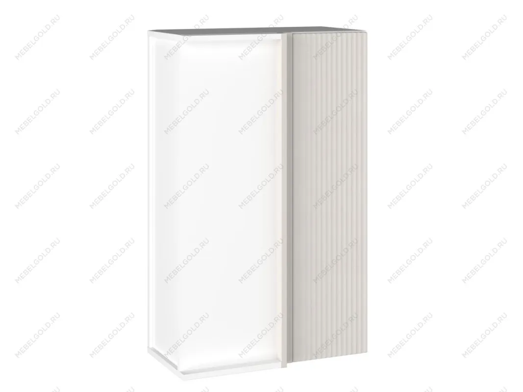 Шкаф 960 ШВП-60 правый, Виста (600*350*960) Экокожа Белый, 26319