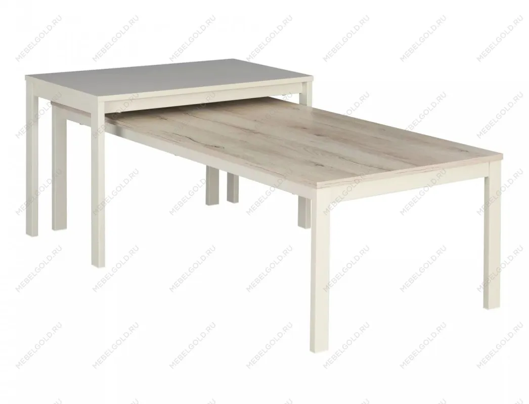 Стол журнальный Signal FROST L1 (дуб альпийский/белый) 120/60/48 | изображение 2