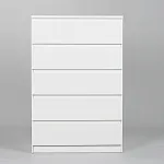 МАЛЬТА комод ИКЕА / IKEA 5 ящиков 80х121 белый | изображение 2