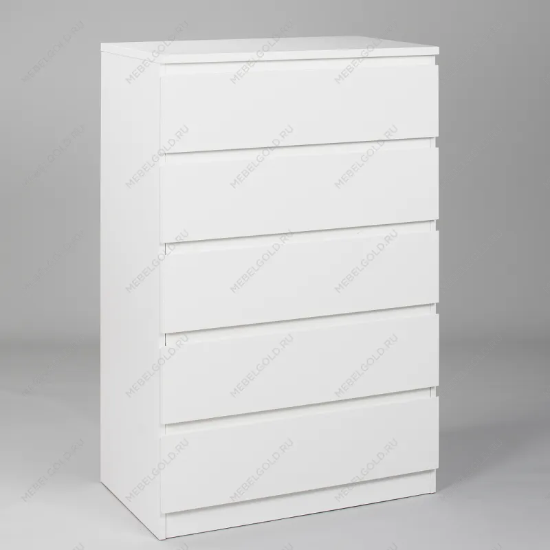 МАЛЬТА комод ИКЕА / IKEA 5 ящиков 80х121 белый | изображение 1
