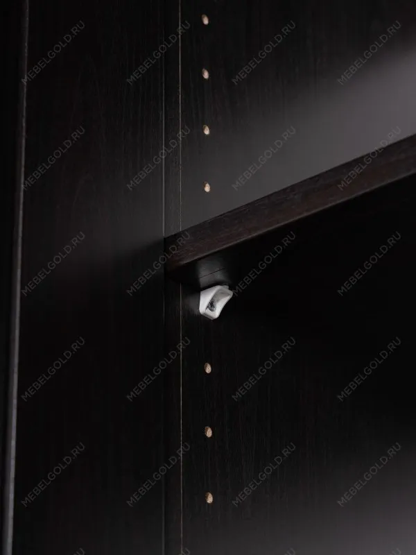 Шкаф Макс, 1 дверь, 50х38х233 см, черно-коричневый, дуб венге | изображение 6