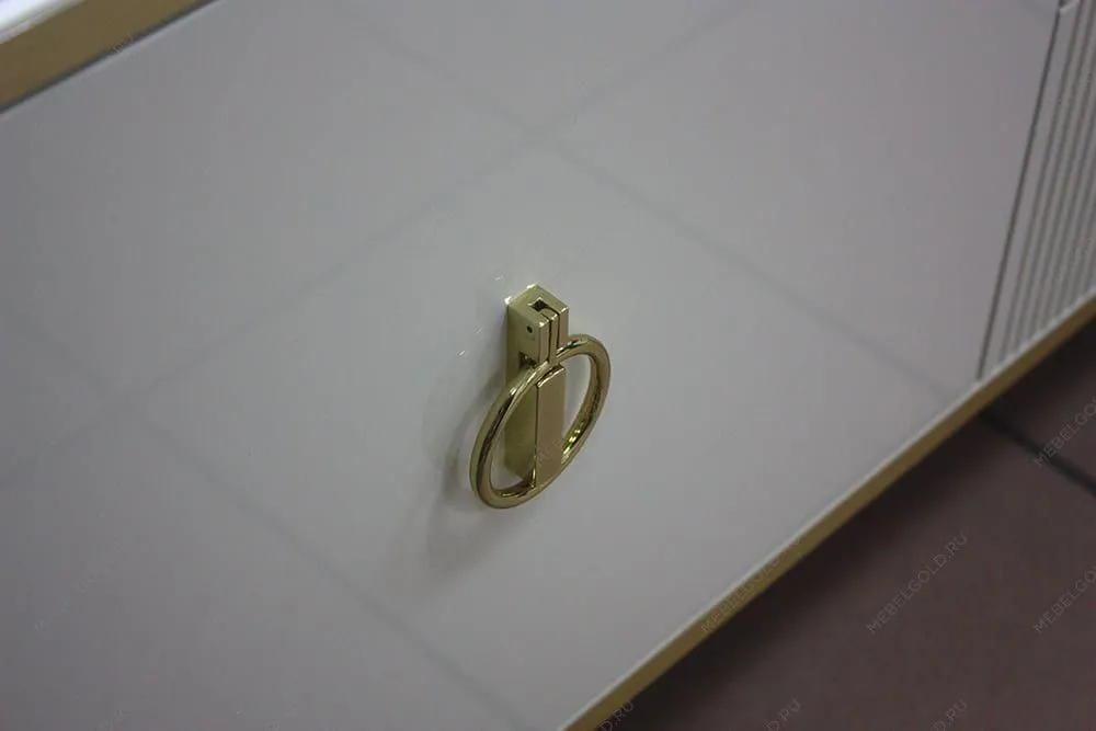 м. Марьина Роща - Тумба прикроватная (левая/правая) Римини СОЛО (белый золото) РМТП-1 (s) | изображение 3