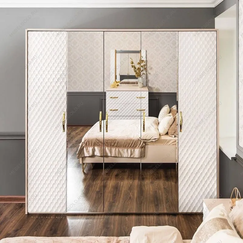 Комод Лара 3 ящика белый глянец | изображение 5