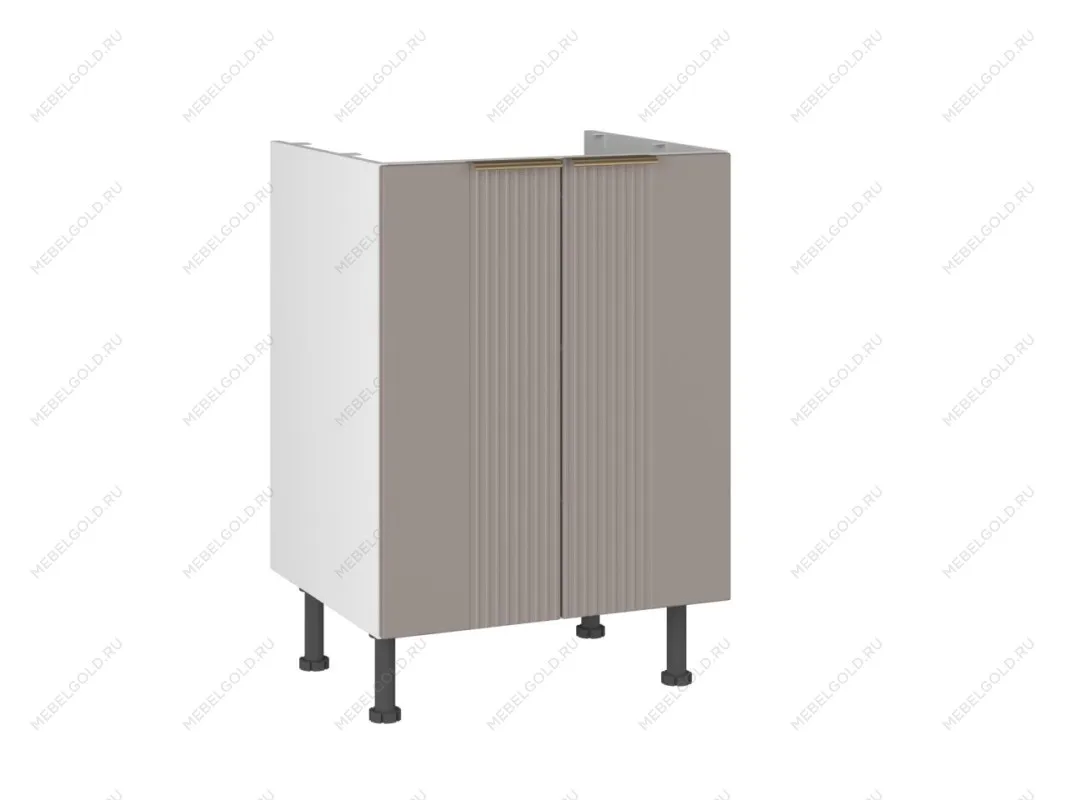 Стол СМ-60 Волна 2-дверный, Фьюжн (600*520*870) Мокко, 27132