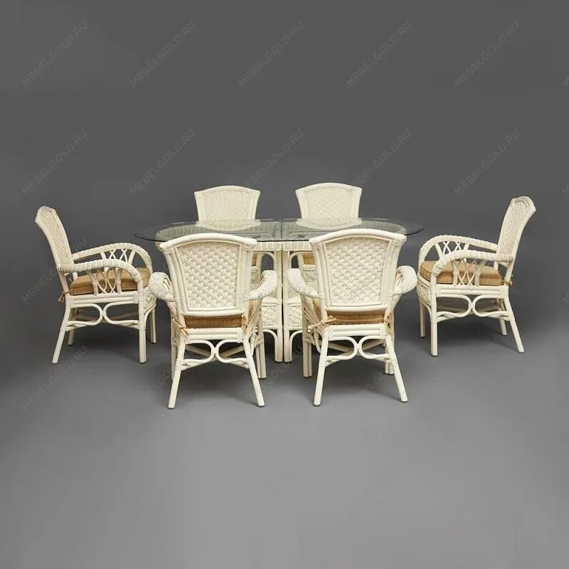 Комплект обеденный ANDREA GRAND Белый | изображение 13