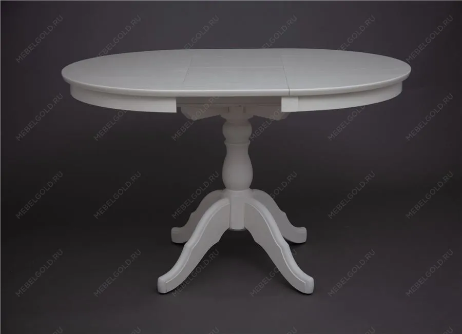 Стол обеденный Круглый-0090 (белая эмаль) | изображение 2