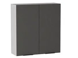 Шкаф 960 2-х дверный ШГ-90, Ватель (900*316*960) Экокожа Серый, 24564