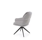 Стул кухонный Halmar K570 поворотный (серый/черный) | изображение 1