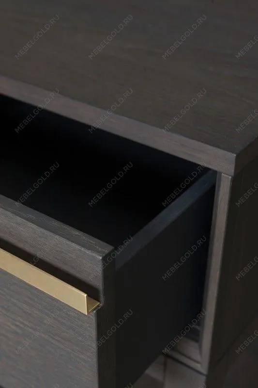 Тумба прикроватная Сидней 1 ящик, дуб графит | изображение 3