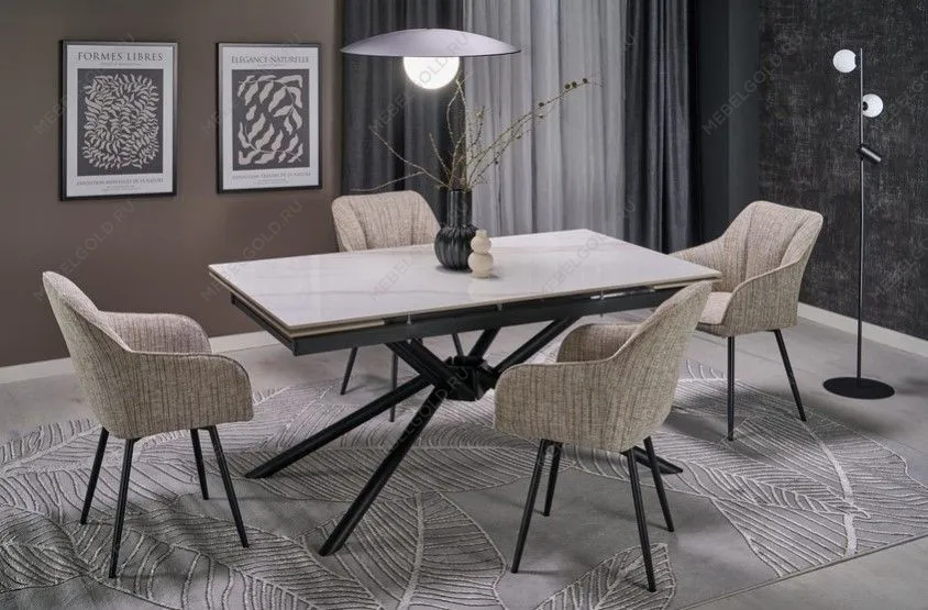 Стул кухонный Halmar K576 (бежевый/черный) | изображение 6