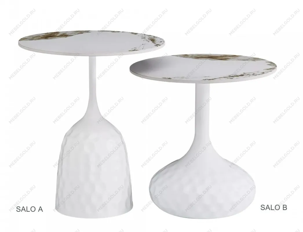 Стол журнальный Signal SALO A (белый/белый) | изображение 2