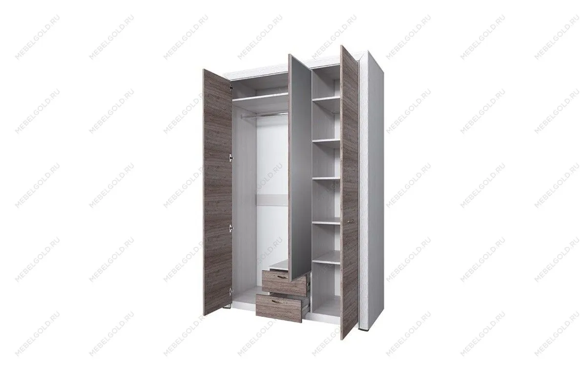 Шкаф 3-створчатый Оливия 3D2S | изображение 1