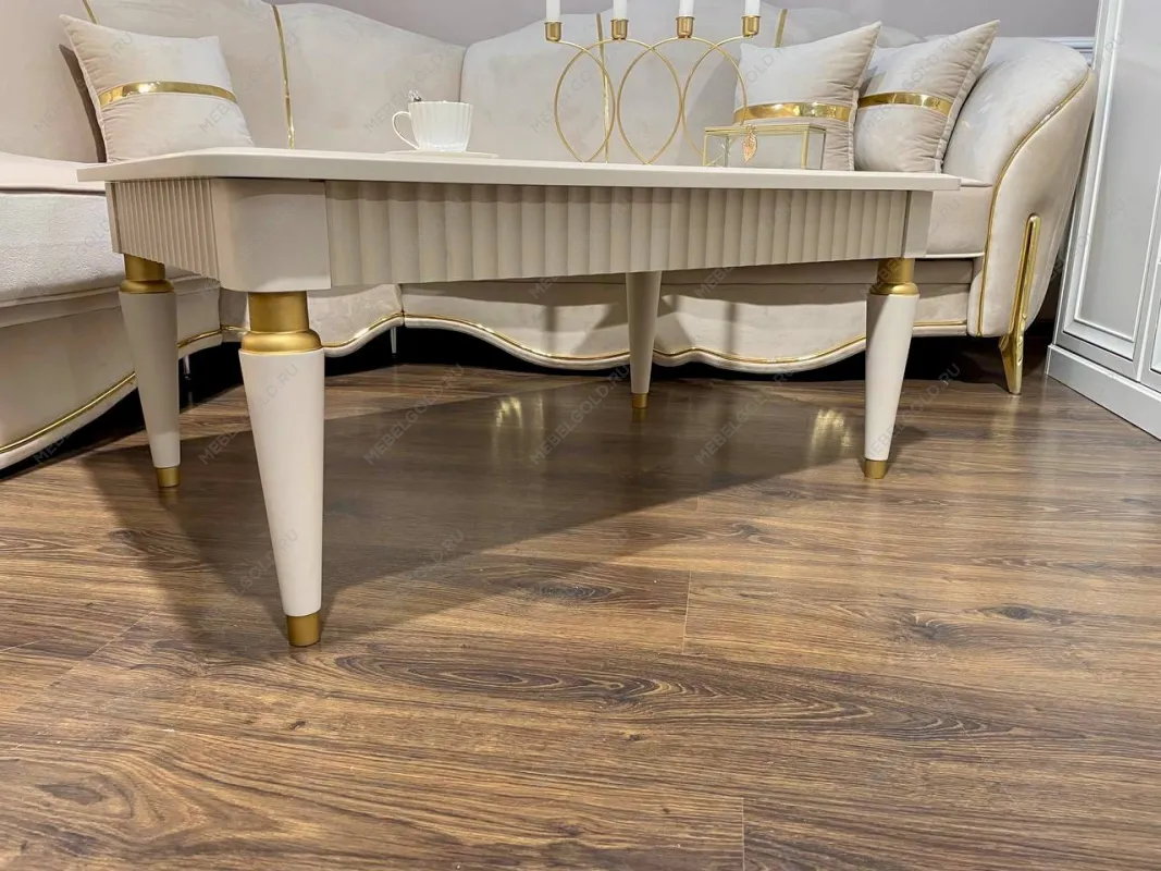 Столик прямоугольный Лара бежевый | изображение 9