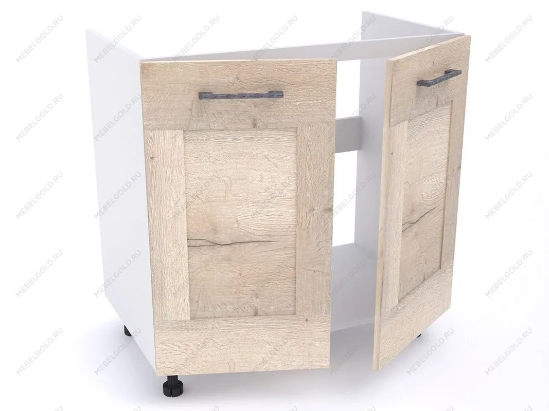 Стол под мойку СМ-80, Дублин (800*470*820) Дуб галифакс белый, 21613 | изображение 1